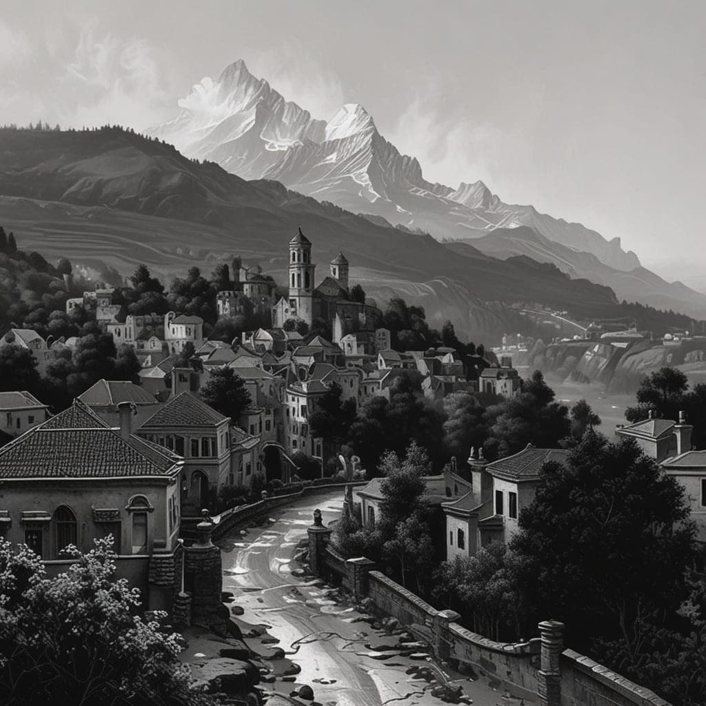 Cityscape to impressionist after