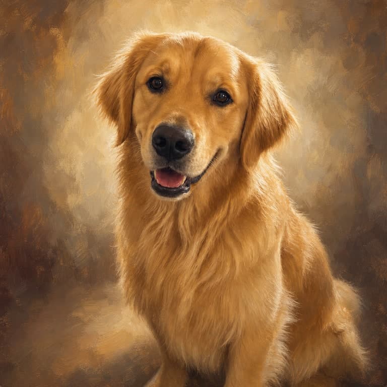 AI Pet Portrait Example generated result