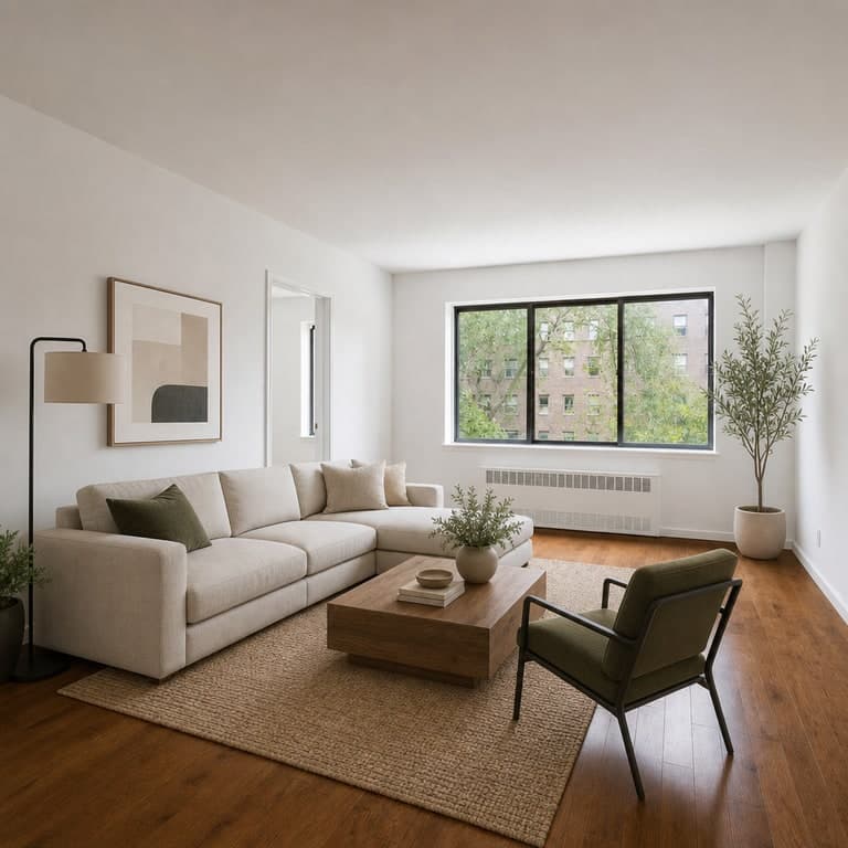 AI Real Estate Room Staging Example generated result