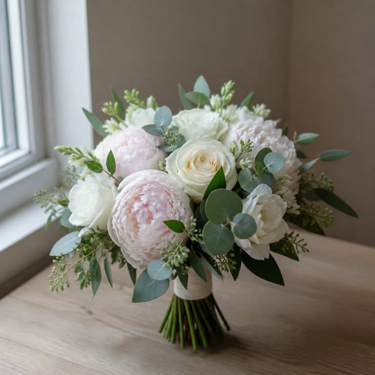 AI Wedding Floral Detail Example source image