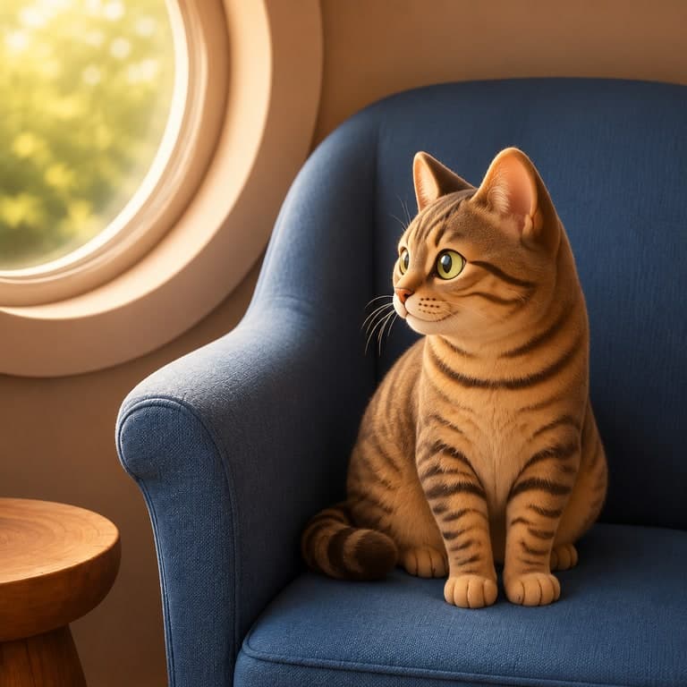 Photo to 3D Cartoon Character Example generated result