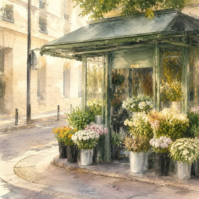 Photo to Watercolor Illustration Example generated result