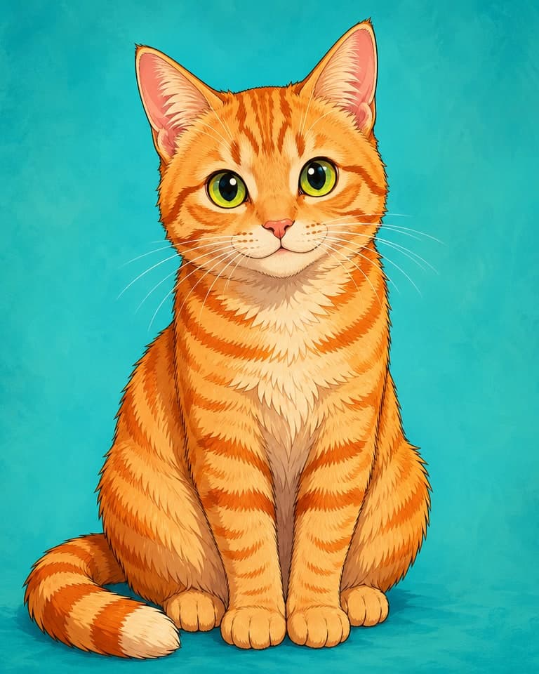 Anime AI image style example